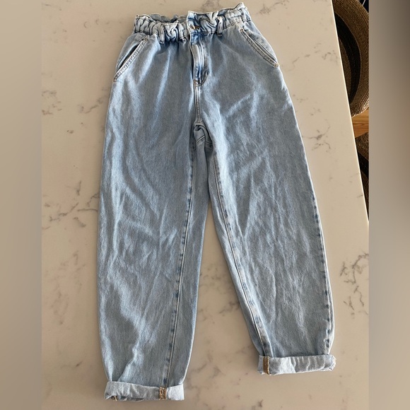 Zara Jeans Zara Paper Bag Jeans Poshmark
